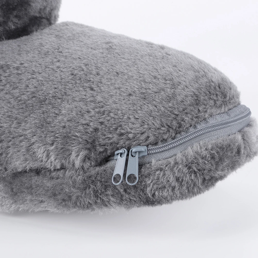 USB Heater Foot Shoes Winter Warm Snow Boots Comfortable Plush Warm Electric Slippers Electric Heated Shoes for Women Men 250120ww