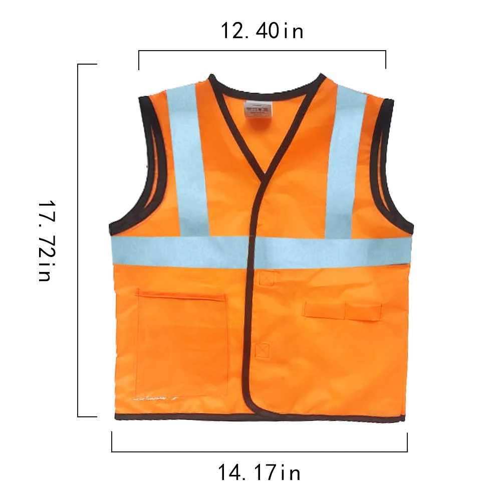 Design construction worker costumes for boys design professional costumes for children and play the role of Halloween and Christmas costumes W250117
