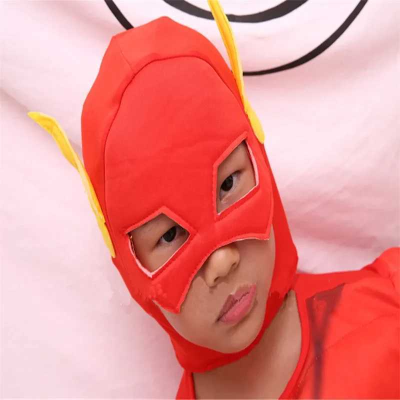 Boys Girls Children flash Costume Fancy Cloth Kids Fantasy Comics Movie Carnival Party Halloween Cosplay Costumes W250117