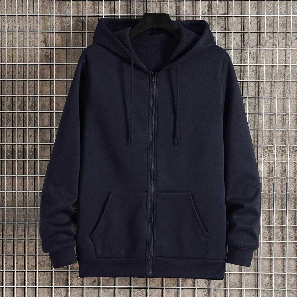 4-color zipper jacket autumn thin wool jacket solid color zipper sportswear W250117