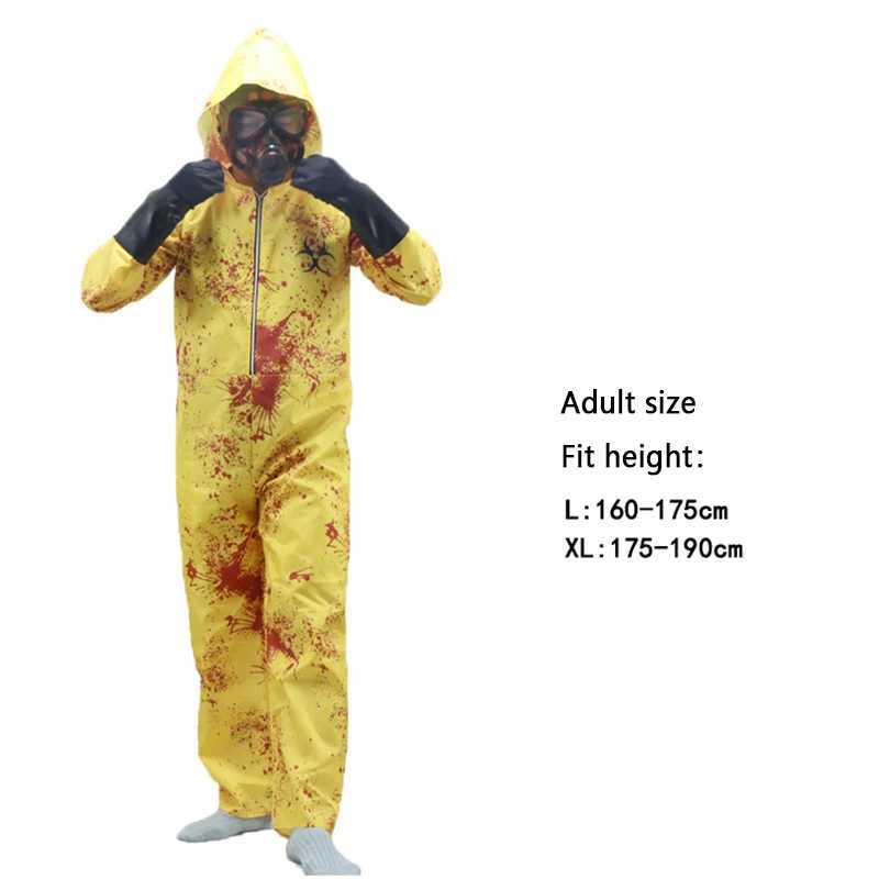 Infect Child Zombie Resident Biochemical Protective Clothing Costume Evil Purim Boy Girl Radiation Protection Jumpsuit Outfit W250117