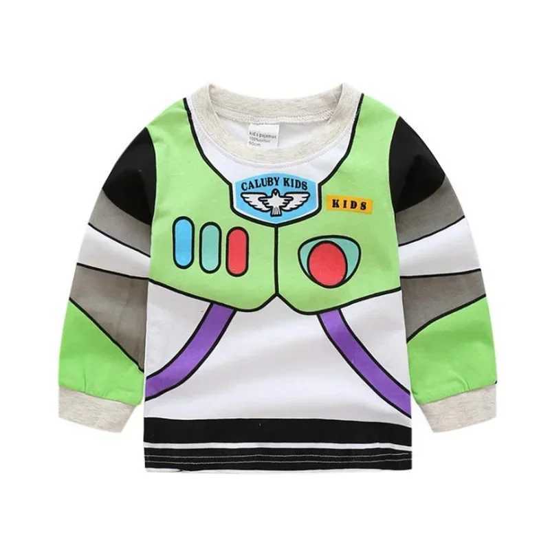 Boys Costumes Anime Cartoon Woody and Buzz Lightyear Cosplay Costume Boy Girl Sweatshirt and Pants Pajama Set 2-piece W250117