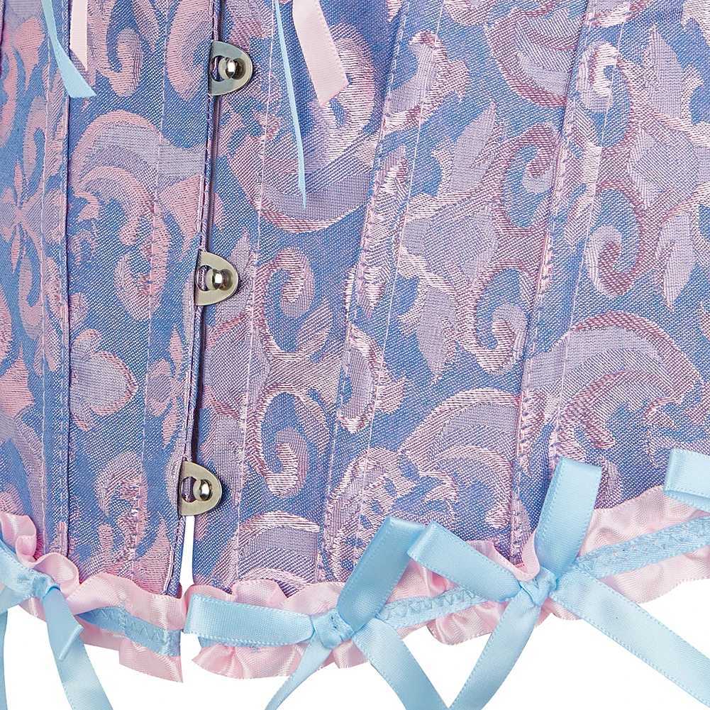 1 piece of womens palace tight corset jacquard body abdomen control shape Halloween costume W250120