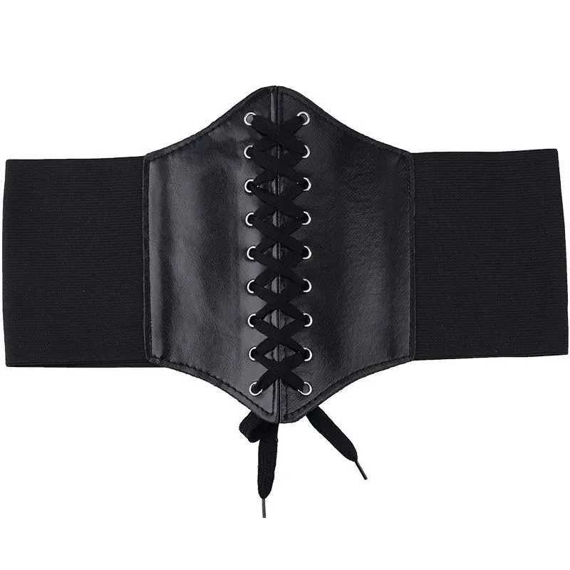 Womens Corset Body Shapewear Sexy Wide Leather Belt Cummerbunds Strap Belts for Women High Waist Slimming Corsets and Bustiers W250120