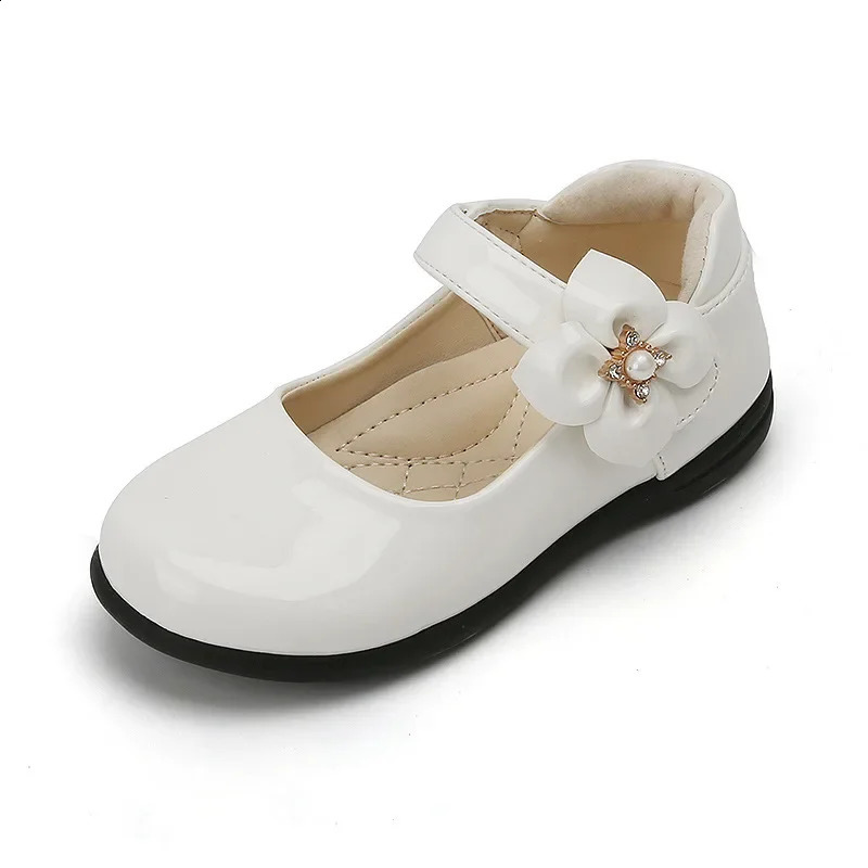Girls Black Party Leather Shoes British Style Soft Kids Fashion Sweet Princess Mary Jane Performance 2024 School Dress Shoes 250121