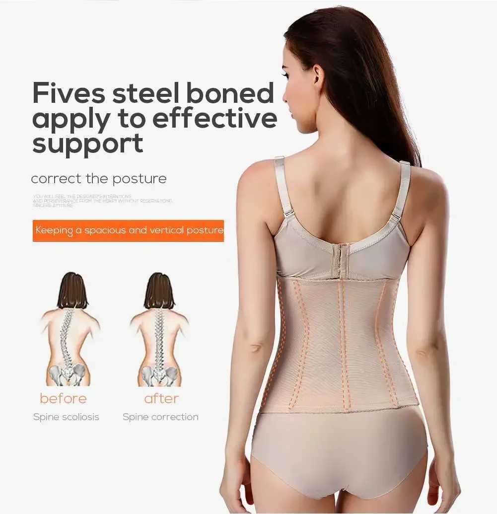 Waist Trainer Body Shaper Tummy Corset Slimming Butt Lifter Shapewear Women Colombian Girdles W250120