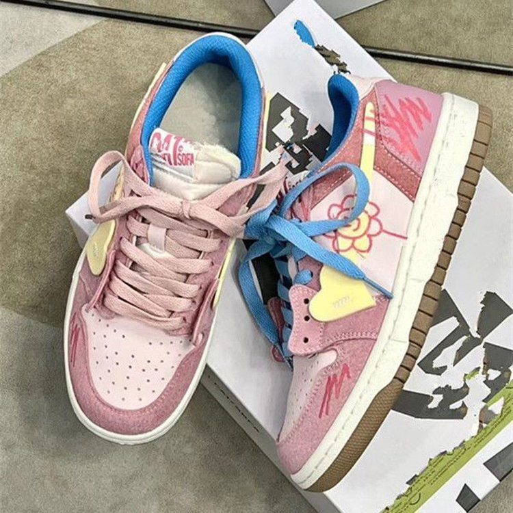 New hot free shipping designer shoes for womens casual shoes pink outdoor sneakers sport shoes size 35-40