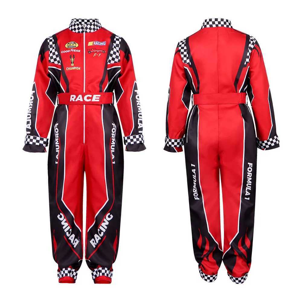 Boy Racer Cosplay Costume Red Classic One-Piece Training Racing Uniform Suit For Children Halloween Karting Jersey Clothes Adult W250117