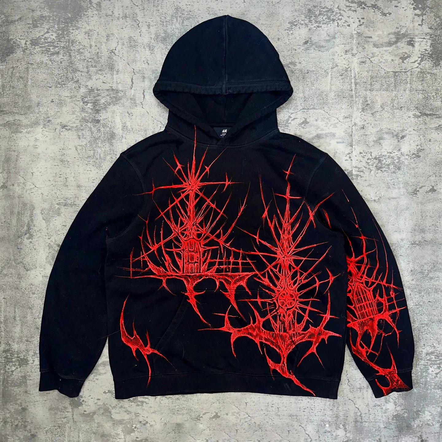 Harajuku Oversized Gothic Dragon Print Hoodie Streetwear Sweatshirt Y2k Tops Gothic Clothes Grunge Hoodies Women Men Clothing 250117