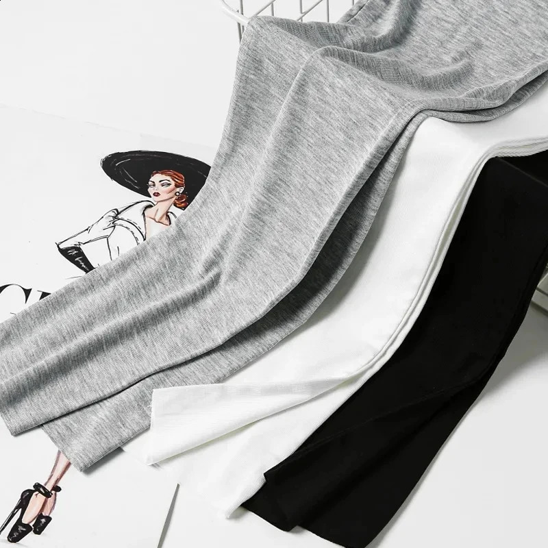 Summer Leggings for Women High Elasticity Female Casual Solid Color Autumn Modal Trousers Ladies Legging 250109