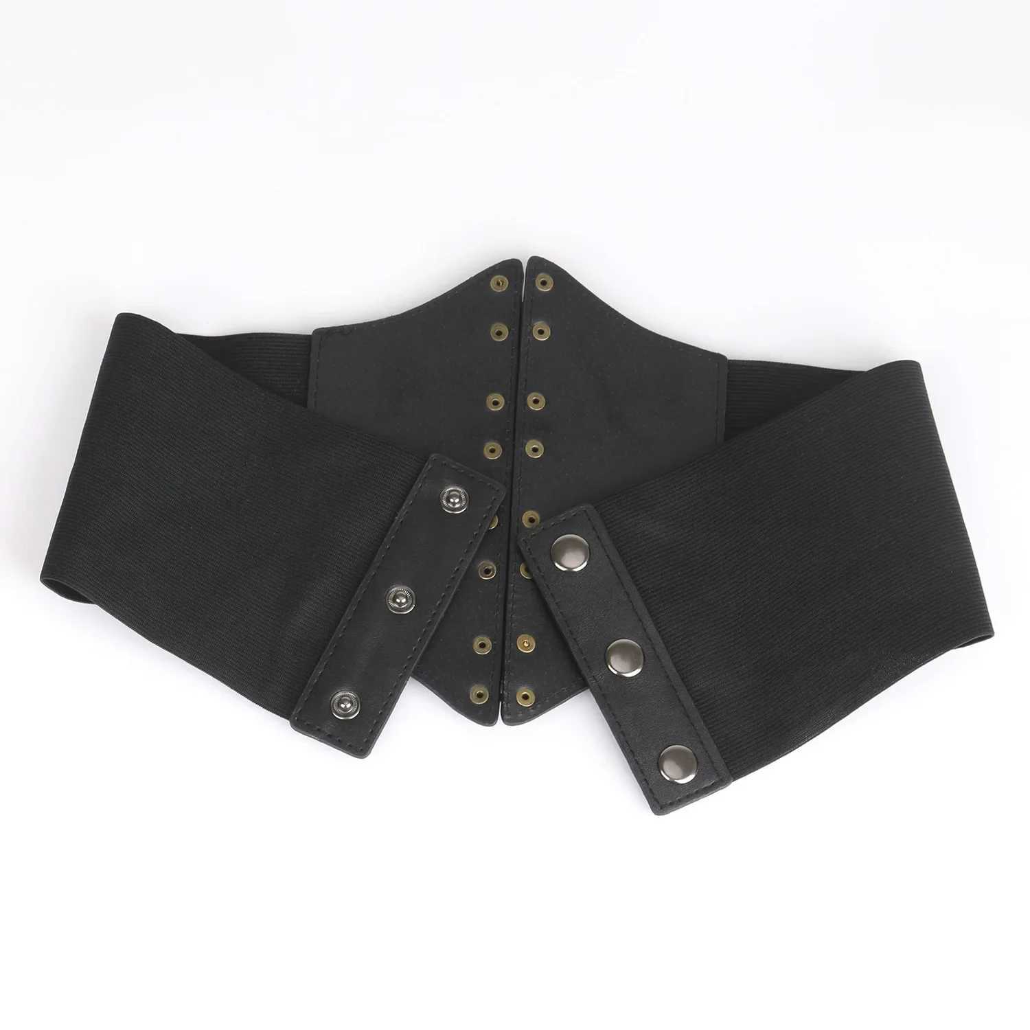Vintage large-sized sealed womens wide waist decoration steam punk belt womens multi-dimensional design tight corset W250120