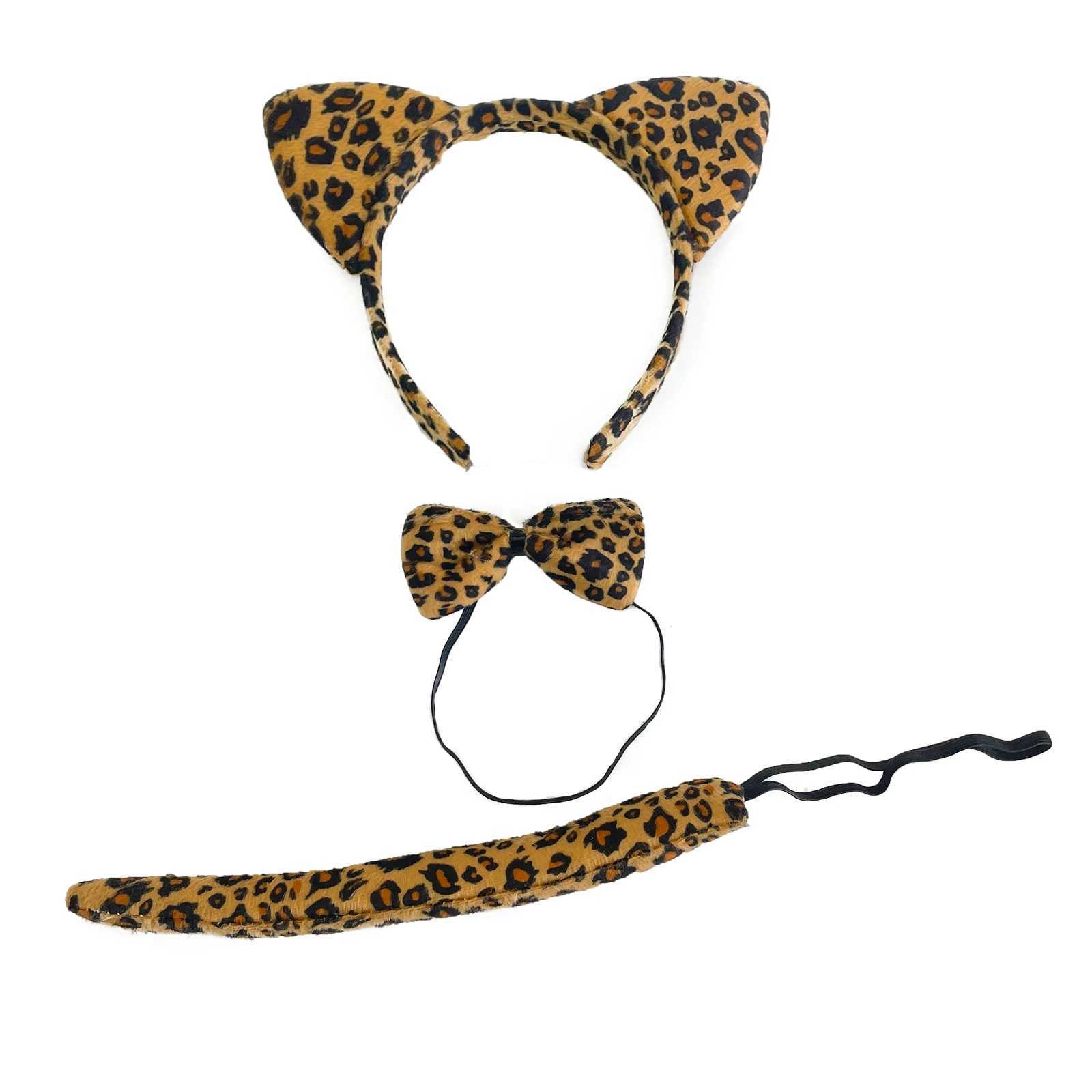1Set Leopard Girls Tutu Dress Outfit Zoo Animal Kid Cosplay Costumes Toddler Baby Girl Performance Birthday Jungle Party Dresses W250117