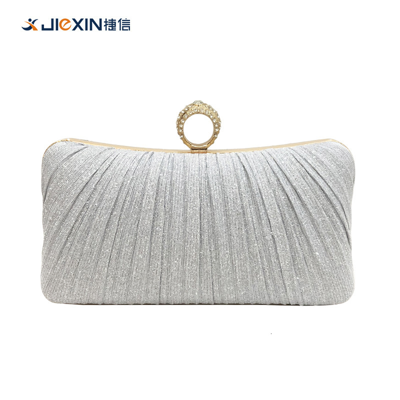 Folded Handheld Evening New Chinese Style Banquet Women's Oblique Cross Hundred Pleated Dress Qipao Bag