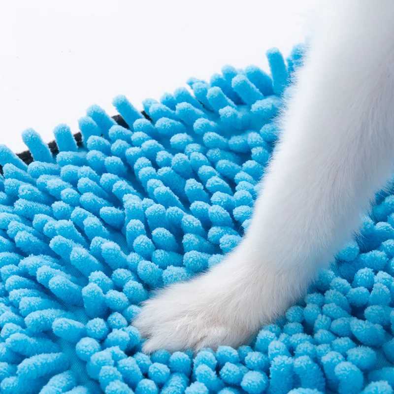 New pet dog absorbent towel pet glove style bath towel nanofiber quick drying bath towel pet cleaning supplies M250118