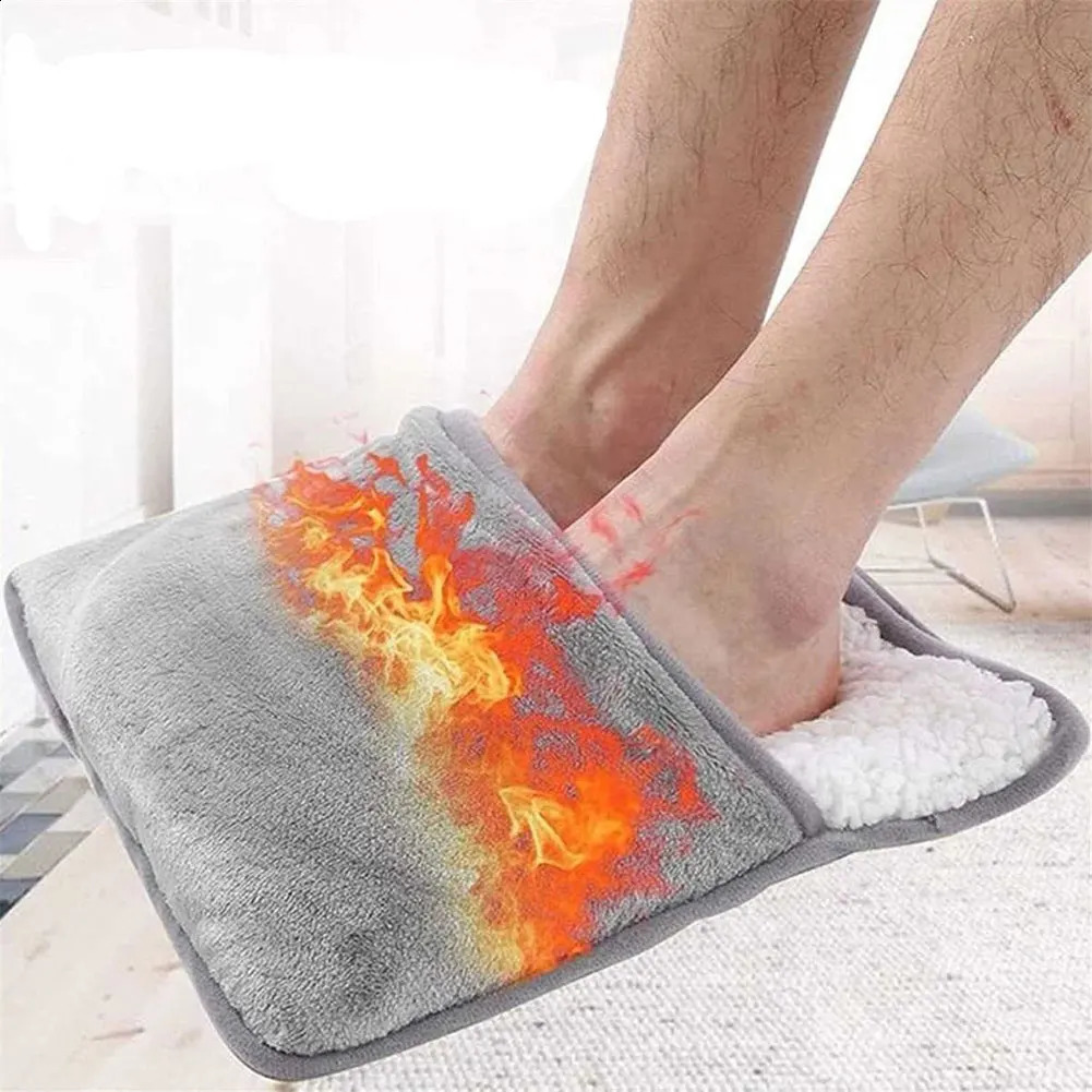Winter Electric Foot Heating Pad USB Household Feet Warmer Heater Feet Foot Warming Mat Heating Slippers for Home Office Travel 250120