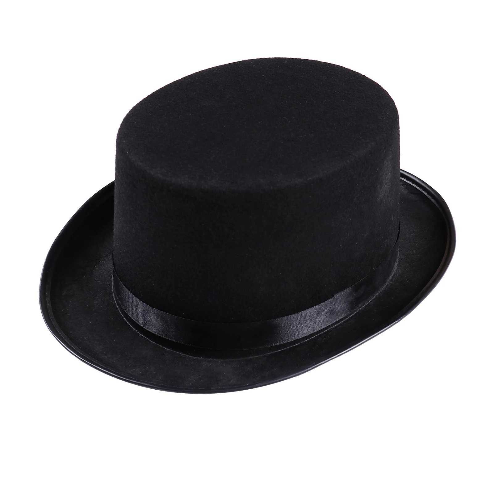 Kids Magician Role Play Cosplay Costumes Outfit Set Halloween Magician Dress Up Top Hat Magic Cape Magic Wand White Gloves W250117