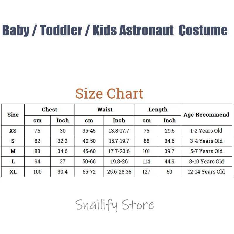 SNAILIFY Silver Spaceman Jumpsuit Boys Astronaut Costume For Kids Halloween Cosplay Children Pilot Carnival Party Fancy Dress W250117