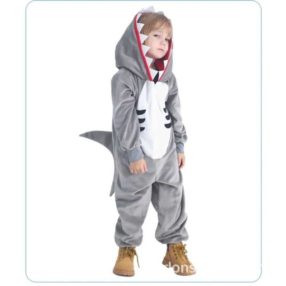 Halloween childrens performance costumes shark cartoon pajamas animal dance costumes performance costumes 2024 Halloween W250117