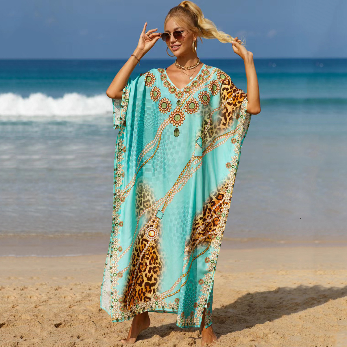 2025 Women's New 19 Color Cotton Shirt Female Designer Bohemian Beach Skirt Plus Size Dress 511