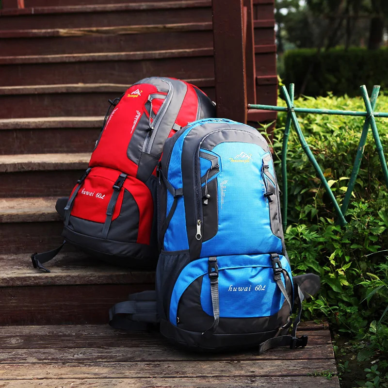 60L Waterproof Climbing Backpack Rucksack Travel Packs Outdoor Sports Bag Hiking Camping Women Trekking for Male 250121