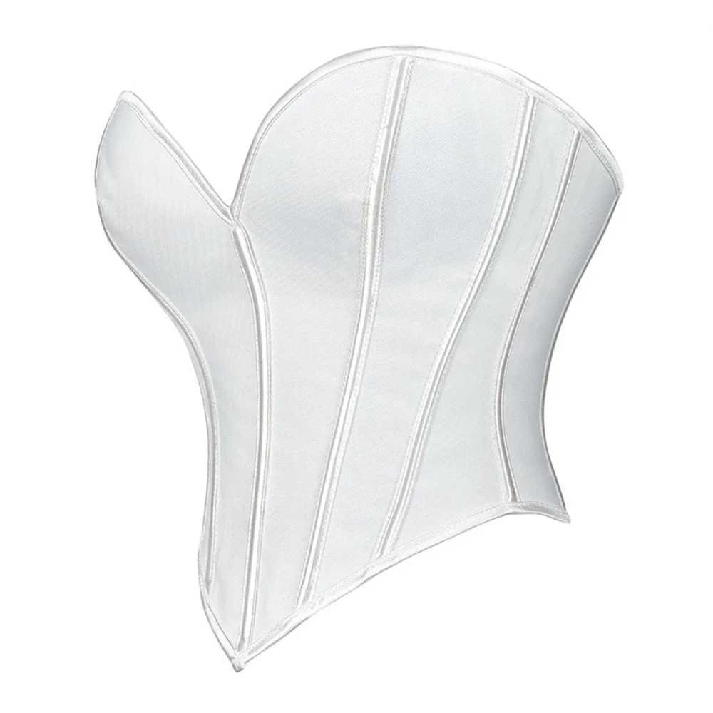 White sexy womens tight corset crop top Hort torso body shape sleeveless vest black pink W250120