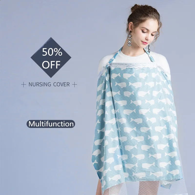 Mosquito Net For Baby Stroller Breathable Breastfeeding Cover Muslin Mother Feeding Apron Feeding Baby Breast Nursing Cover 250120