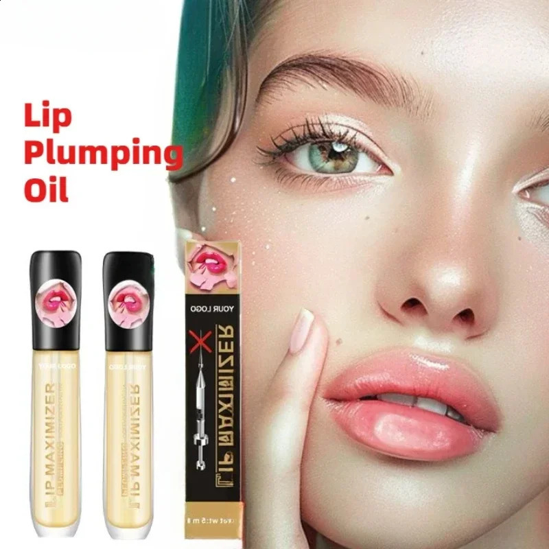5ml Sexy Plumping Lip Oil Collagen Increase Mouth Repair Reduce Lip Tenderness Enhance Moisturizing Care Essence Bright White 250121