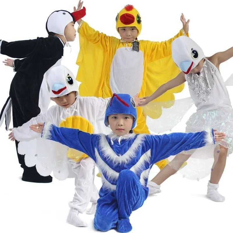 Children Adult Animal Bird Orion Parrot Swallow Eagle Woodpecker Role Playing Fancy Dress Up Costume Set Halloween Gift Set W250117