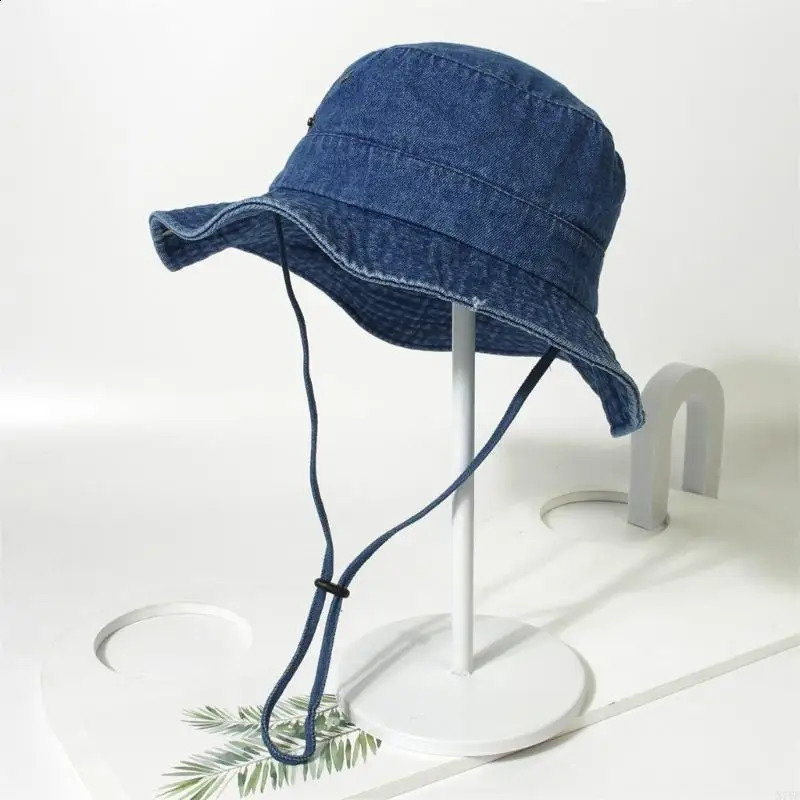 N7YF Bucket Hat Cloches Fisherman SunHat Summer Bowlers BobHat Panama 250118