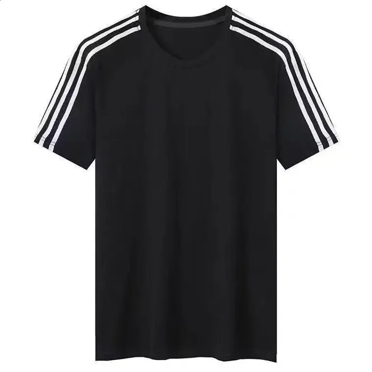 Summer Fashionable Loosefit Round Neck Tshirt Fivepiece Pants 2piece Set Mens Casual Sports Suit 250109
