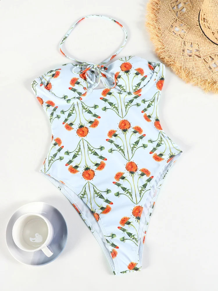 Miyouj Printed Bikini Set Sexy Swimwear String Bikinis Push Up Swimsuit Womens Bathisuits Two Piece Suit Bandage Swimsuits 250109