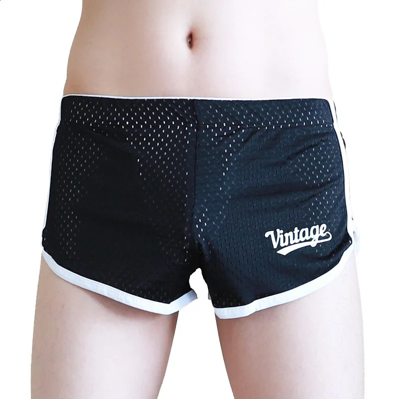 Men Board Shorts Jogging Fitness Sweatpants Quick Dry Fit Male Mesh Breathable Training Exercise Boxer 250121
