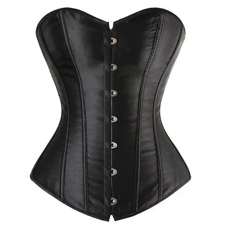 Tight corset top plus size womens sexy tight corset top shaping underwear tight corset lace top Korsett black W250120