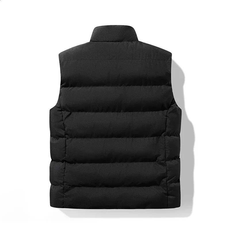 8XL Spring Men Casual Sleeveless Vests Jacket Mens Autumn Winter Warm Windproof Waistcoat Fashion Outwear Vest Jackets Male 250114