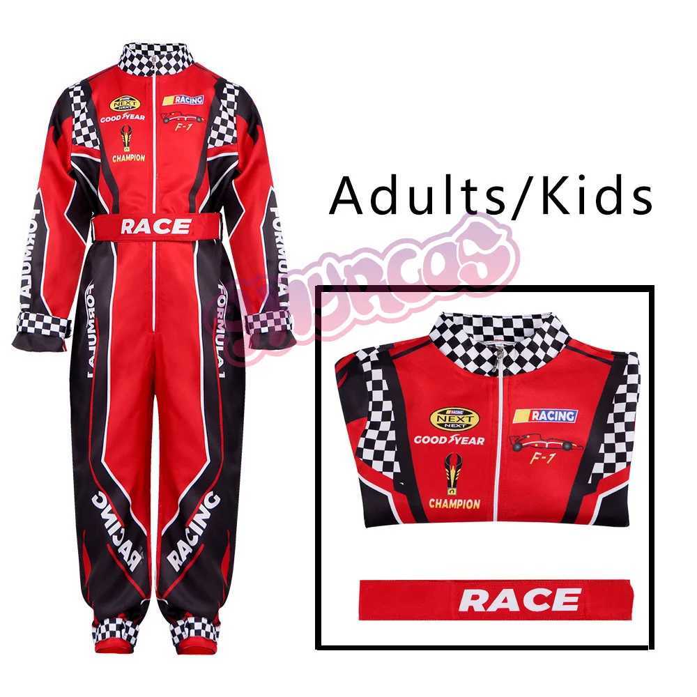 Boy Racer Cosplay Costume Red Classic One-Piece Training Racing Uniform Suit For Children Halloween Karting Jersey Clothes Adult W250117
