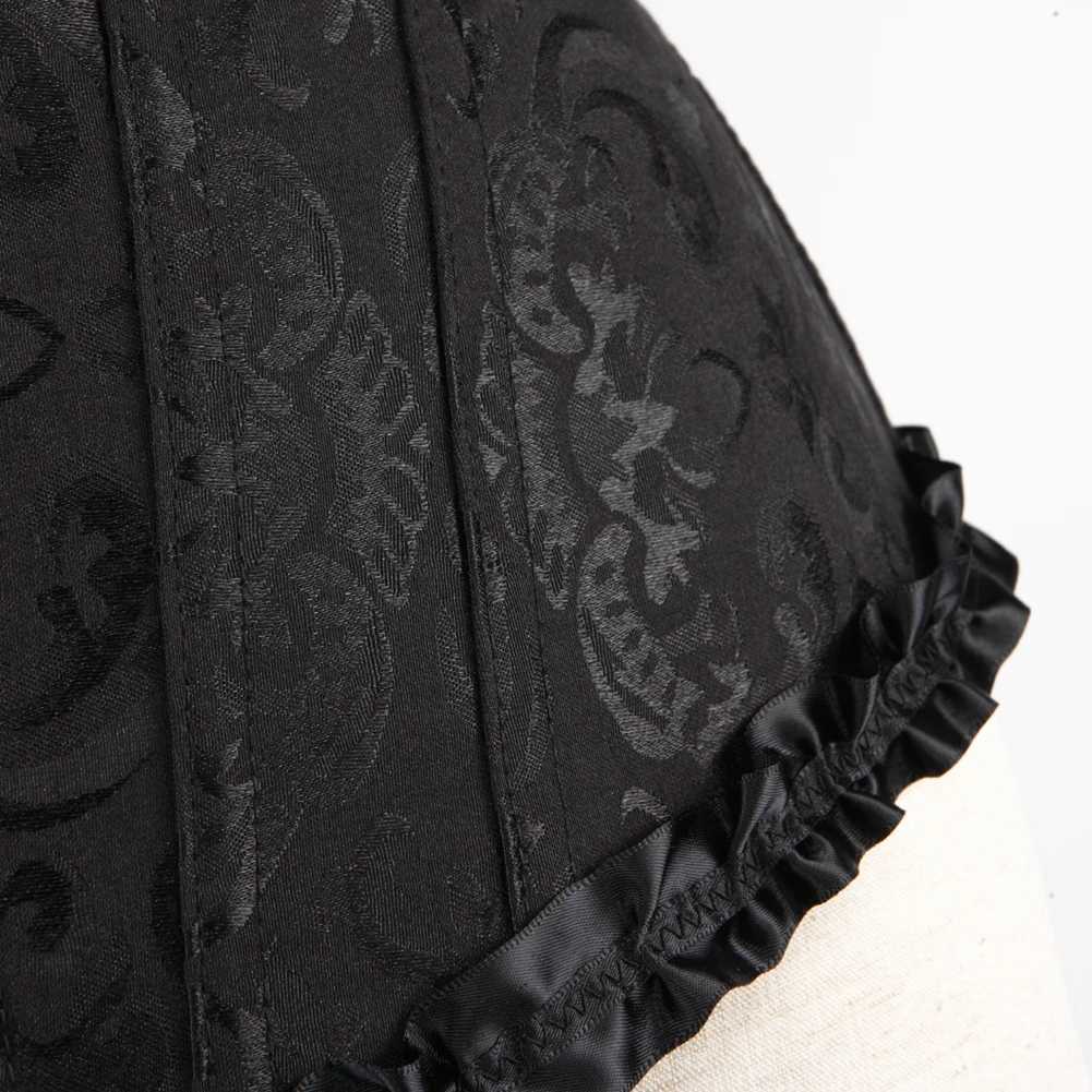 Sexy Women Bustier Lace Up Corset Top Corset Boned Waist Trainer Lingerie Overbust Corsets Body Shaper Corsets for Women W250120