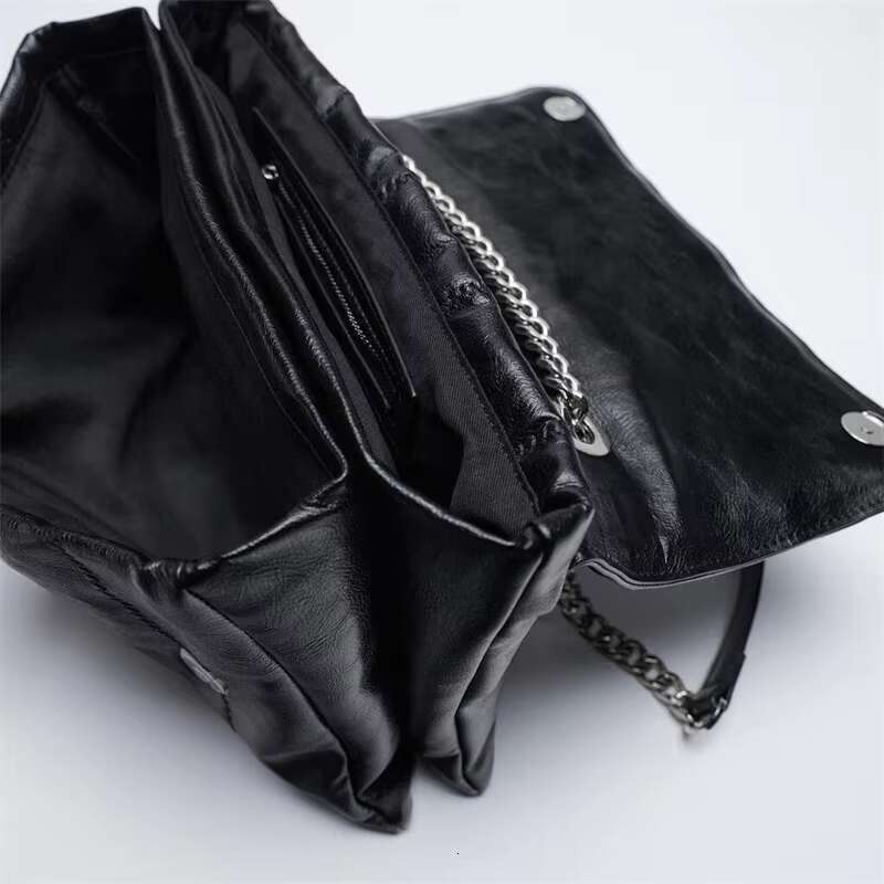 Brand Soft Pu Leather Chain Shoulder Design Casual Purses And Handbag Clutch Tote Bags For Women 2023 Hobo Bag