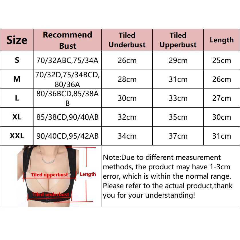 Invisible Body Shaper Corset Women Chest Posture Corrector Belt Back Shoulder Support Brace Posture Correction for Health W250120