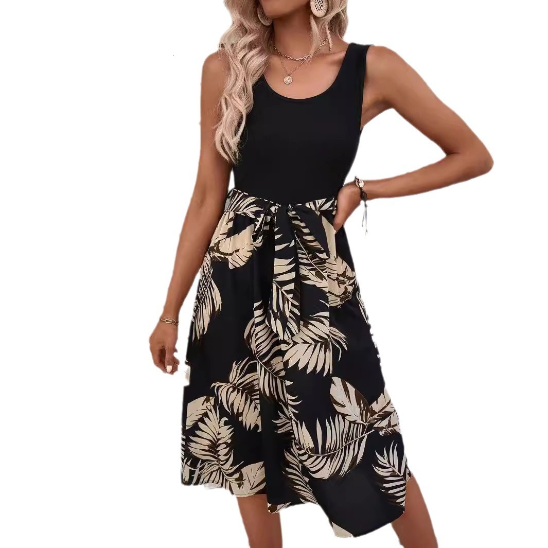2025 Holiday Printed Designer Beach Skirt Summer New Casual Style Dress