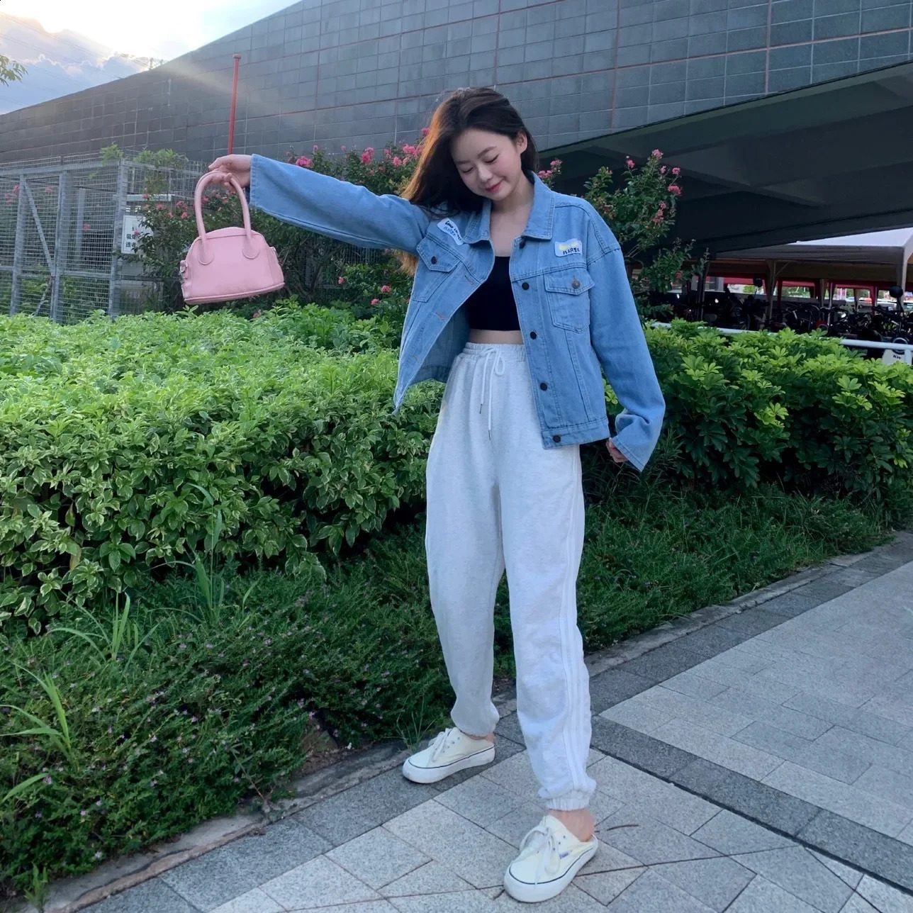 Spring Autumn Denim Jacket Womens Fashion Korean Style Internet Red Studentbf Cropped Clothing Top 250120