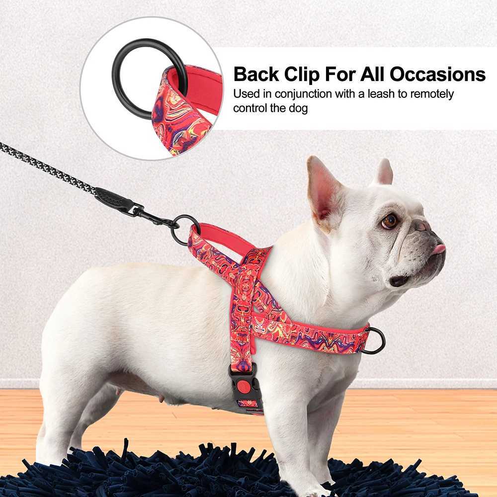 Nylon Dog Harness No Pull Dog Harnesses Vest Soft Padded Pet Walking Vests Harnesses Durable For Small Medium Large Dogs Pug 250116