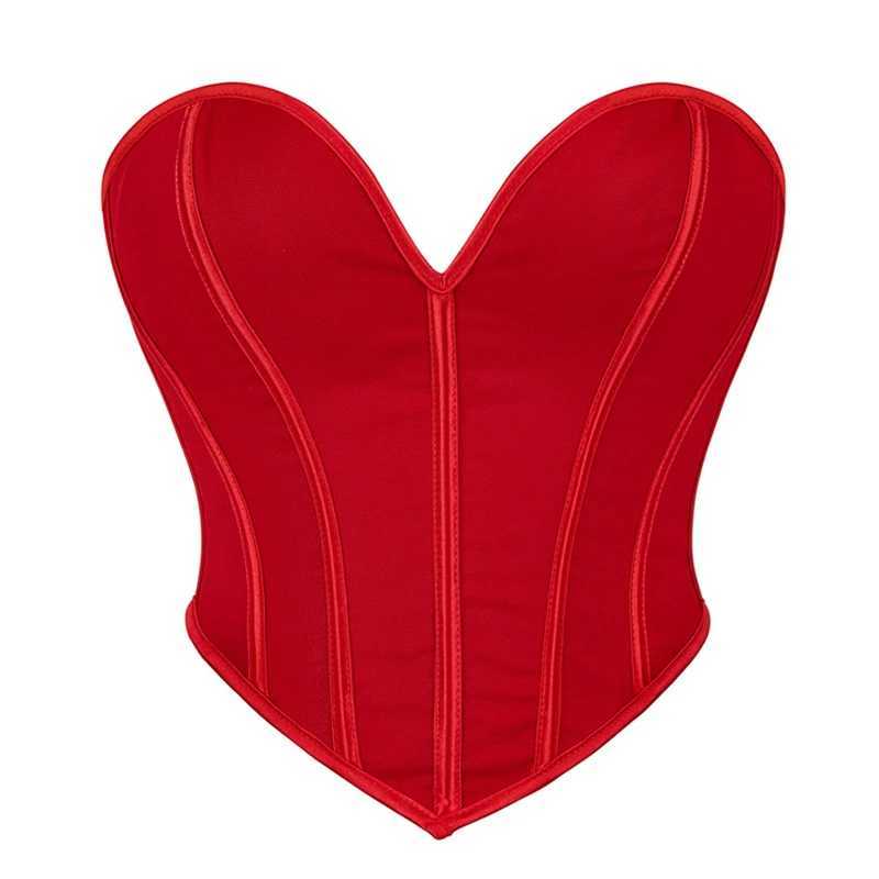Womens summer strapless tight corset crop top W250120