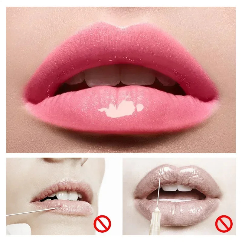 5ml Sexy Plumping Lip Oil Collagen Increase Mouth Repair Reduce Lip Tenderness Enhance Moisturizing Care Essence Bright White 250121