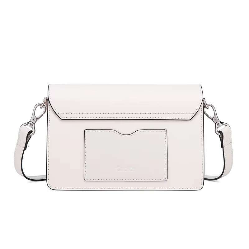 Cnoles Small Square Bag Shoulder Leather Handbag Crossbody Bags For Women Purses With Strap Stylish Clutch