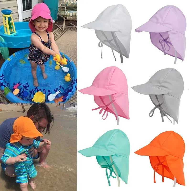 Kid Baby Summer Beach Fisherman Hats Boys Girls UV Protection Sun Hat Unisex Newborn Infant Toddler Outdoor Polyester Bucket Hat M250121