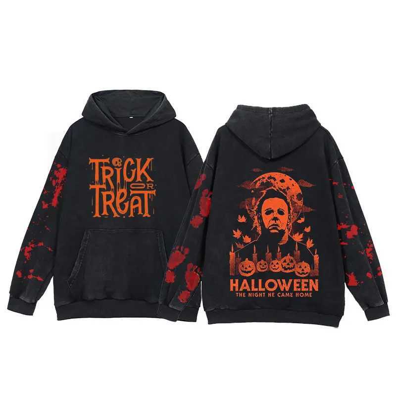Terrifier 2 Hoodie Horror Movie Halloween Pullover Print Hoodie Kids Men Hooded Sweatshirt Autumn Long Sleeve Tops Hip Hop Y2k W250117
