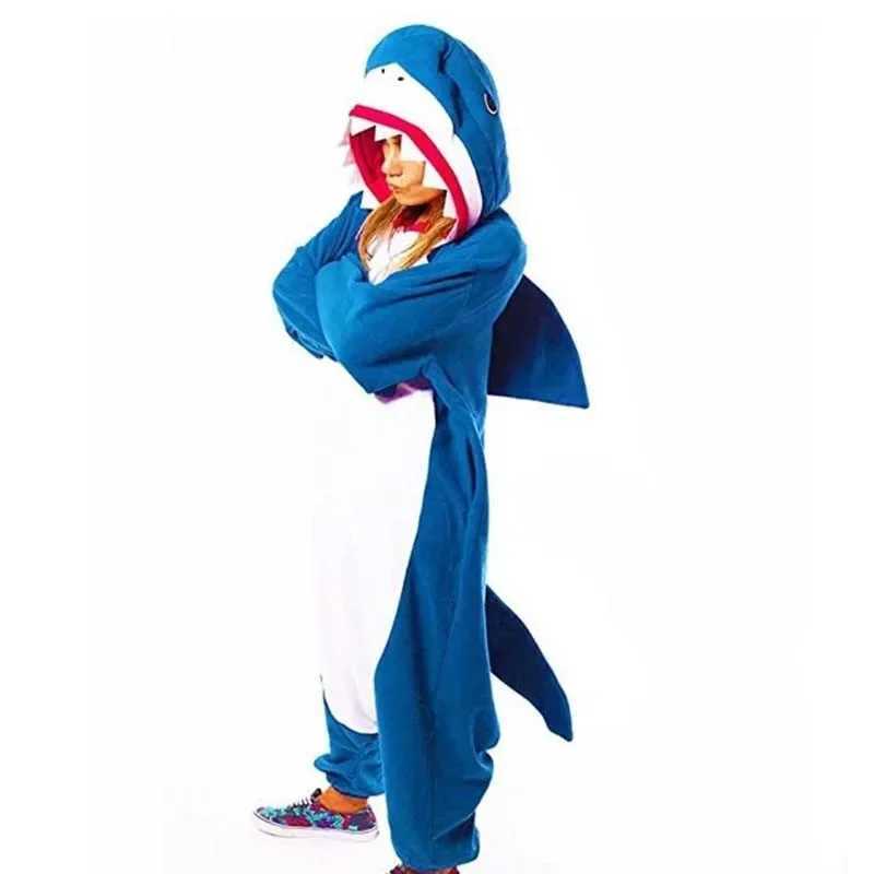 New adult childrens shark costume Halloween party adult shark cos costume kindergarten school activity stage performance W250117