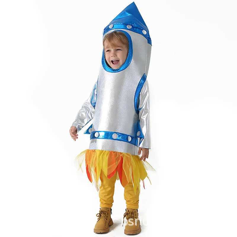 Order Unisex Kids Children Boys Girls Rocket Rocketship Costume Spaceship Space Shuttle Cosplay Sponge Suit W250117