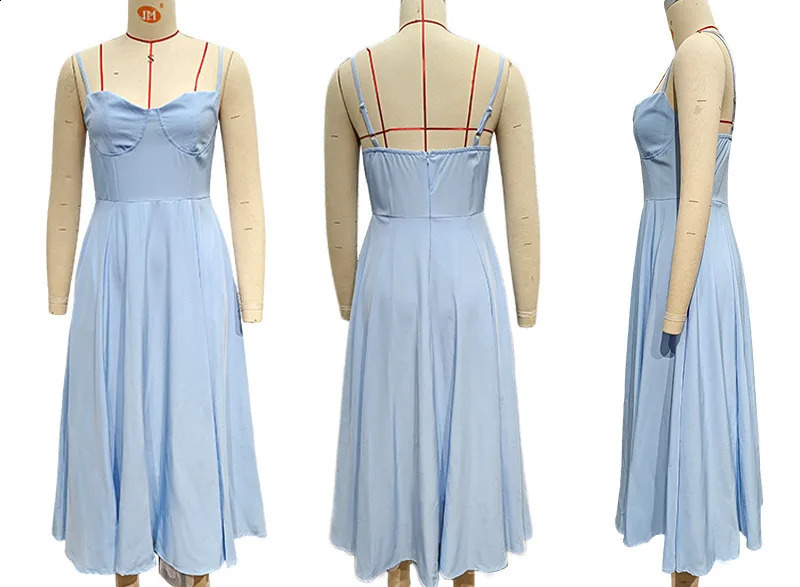 Avrilyaan Spaghetti Strap A-line Dress Women 2025 Vacation Elegant Evening Midi Summer Dress Backless Party Sexy Dress Vestidos 250122