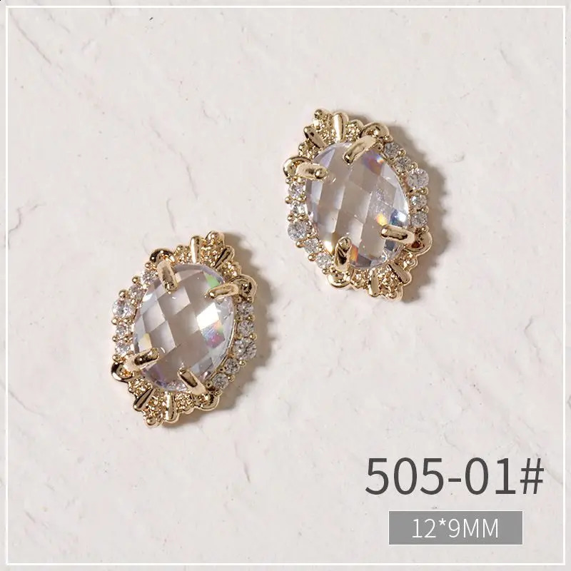 10pcs Flower Chain Valentines Day Zircon Crystals s Nail Art Jewelry Decorations Nails Accessories Charms Supplies 250115
